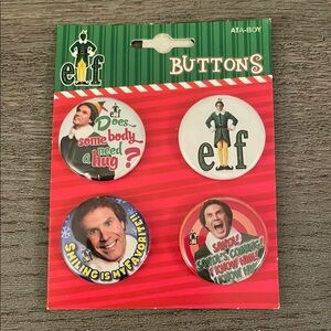Elf Movie Button Set - Multicolor